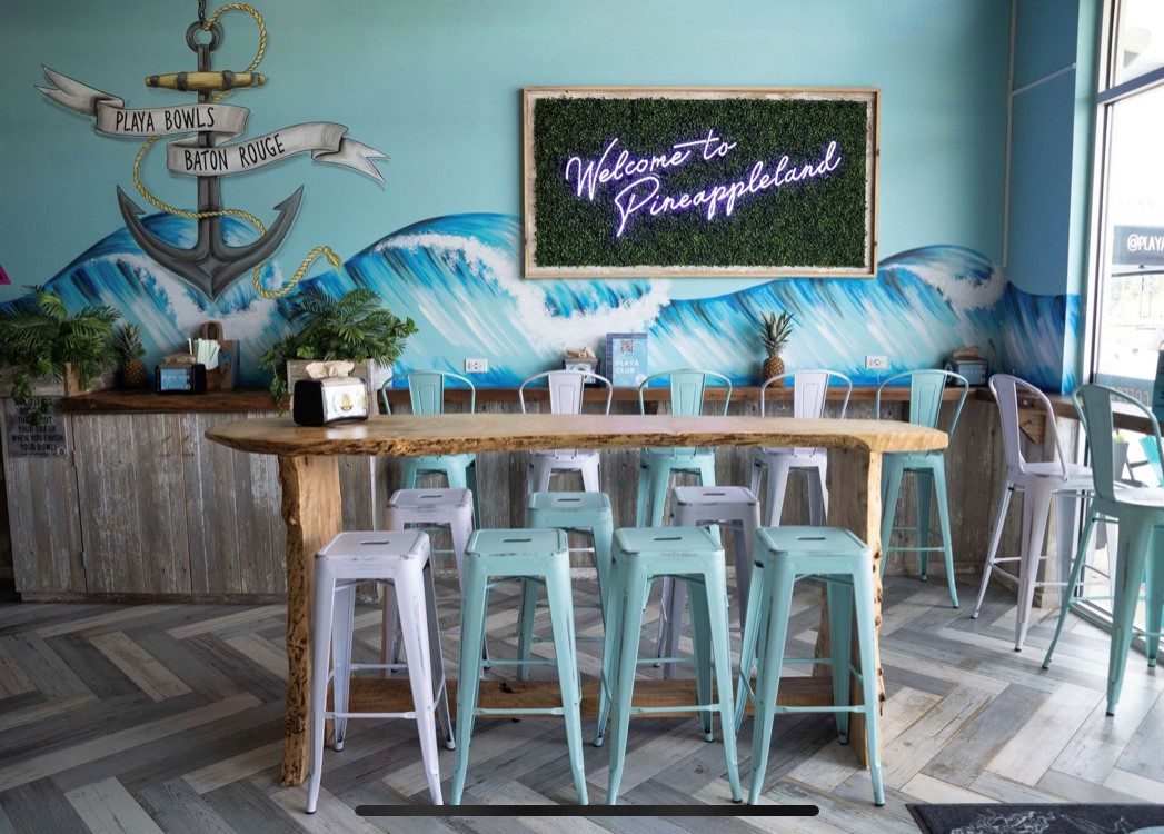 Playa Bowls, Baton Rouge News & Press Adamick Architecture